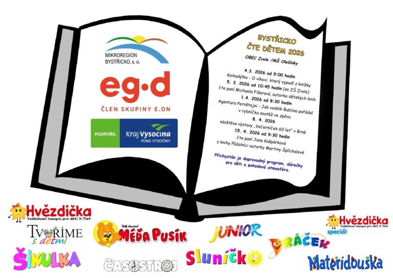 Bystřicko čte dětem 2026
